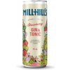 Míchaný nápoj Millhill´s gin & tonic strawberry 6% 0,25 l (plech)