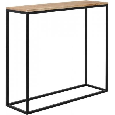 Nordic Design dubový toaletní stolek Julia 100 x 30 cm s černou podnoží – Zboží Dáma