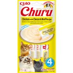 Churu Cat Chicken with Beef & Cheese 4 x 14 g – Zbozi.Blesk.cz