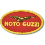 Moto nášivka Moto Guzzi oval 9 cm x 5 cm – Zboží Dáma