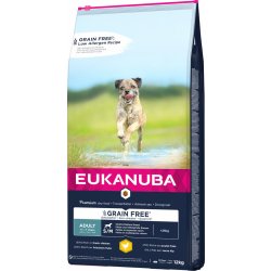 Eukanuba Adult Small & Medium Grain Free Chicken 12 kg​