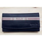 Wild Fashion4u Dámská kožená peněženka velká black MD 1756 – Zboží Mobilmania