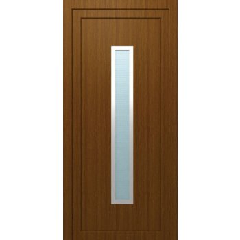 Solid Elements Comfort Vchodové dveře Hanna In, 100 L, 1000 × 2100 mm, plast, levé, dub zlatý, prosklené
