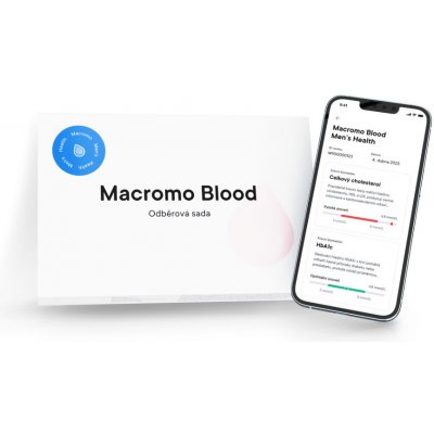 Macromo krevní test Muž pro posouzení celkového zdraví mužů – Zboží Mobilmania