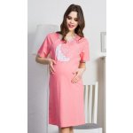 Dámská noční košile mateřská Beránci lososová – Zboží Dáma