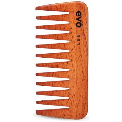 EVO Roy Wide-Tooth Comb Hnědá – Zboží Dáma