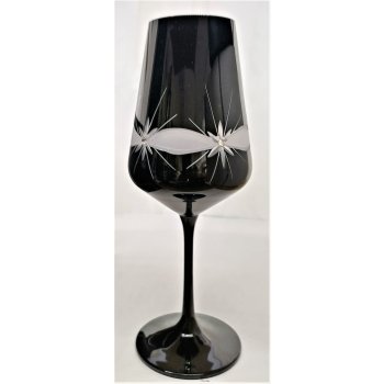 LsG Crystal Skleničky černé na červené víno 10 x Swarovski krystal dekor  Kanta SK s461 2 x 550 ml od 849 Kč - Heureka.cz