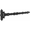 Dveřní pant Domax ZOB 400 Ozdobný bránový závěs C 400x50x170x2,5 černý