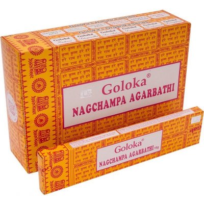 Goloka indické vonné tyčinky Box Nag Champa 12 x 16 g – Hledejceny.cz