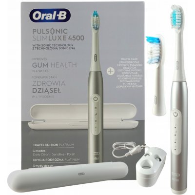 Oral-B Pulsonic Slim Luxe 4500 Platinum – Hledejceny.cz