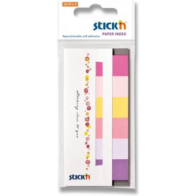 Hopax Stick'n Paper Index - samolepicí papírové záložky - 6 × 30 lístků, Spring – Hledejceny.cz