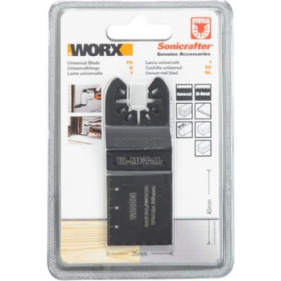 WORX WA5014.3 - Pilový list (kov/dřevo), 35 mm, sada 3 ks, sonicrafter 45950143 – Zboží Dáma