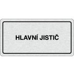 Nalepovací cedulka na dveře - Hlavní jistič – Zboží Dáma