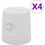 OMAXI 745862 Závaží pro party stan 4 ks PE bílá – Zboží Dáma