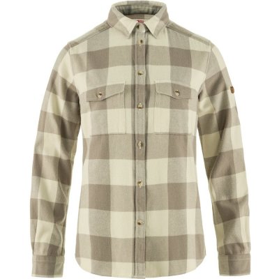 Fjällräven Övik Heavy Flannel Shirt W Fog-Chalk White – Zboží Dáma