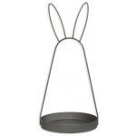 Zajíc kov miska 49 cm šedá – Hledejceny.cz
