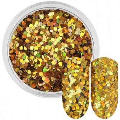 Rossart Zlaté třpytky 1 mm 3 ml – Hledejceny.cz