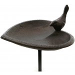 DRAGIMEX Pítko pro ptáky srdce litinové hnědé 14,3 x 12,8 x 86 cm, 1 ks – Zbozi.Blesk.cz