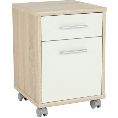 Kondela Johan 2 New 07 dub sonoma + bílý – Zboží Dáma