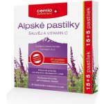 Cemio Alpské pastilky Šalvěj a vitamin C 40 pastilek – Hledejceny.cz