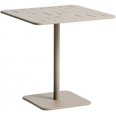 Kave Home Brai 70 x 70 cm Béžový kovový zahradní stůl – Hledejceny.cz