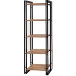 Asir Knihovna COSMO PENTA borovice atlantic černá – Sleviste.cz