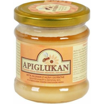 Pleva Grulich Med s betaglukanem Apiglukan 250 g – Hledejceny.cz