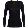 Dámské sportovní tričko Icebreaker merino 175 Everyday LS Crewe Black