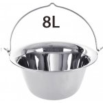 Lux LK-8 Nerezový kotlík na guláš Klasik 8l – Sleviste.cz