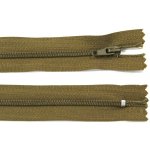Spirálový zip no.3 nerozepínací 55cm - více barev color: 698 khaki zelená – Hledejceny.cz
