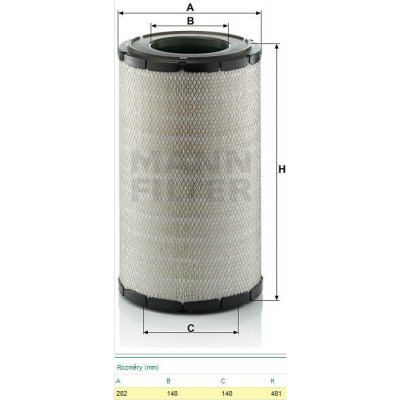 Filtr vzduchový DAF 85CF, 75CF, 65CF – Hledejceny.cz