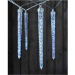 Emos DCPC01 LED vánoční girlanda 10x rampouch 3,6 m venkovní i vnitřní studená bílá 1550002000 – Sleviste.cz