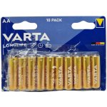 Varta Longlife AA 10ks 4106101461 – Zboží Živě