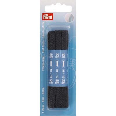 PRYM Ploché tkaničky 8 mm, 90 cm, tmavě modré – Zboží Dáma