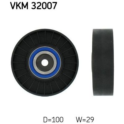 Vratná/vodicí kladka, klínový žebrový řemen SKF VKM 32007 (VKM32007)
