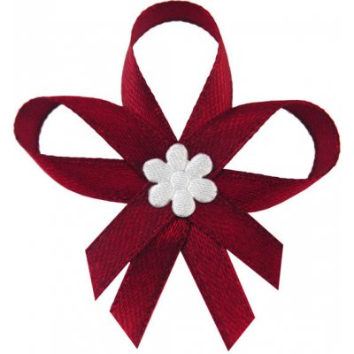 Nejlevnější svatební vývazky - bordó – Zboží Dáma