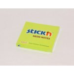 Bloček samolepící 76x76 zelený NEON STICK‚N /21167/ – Hledejceny.cz