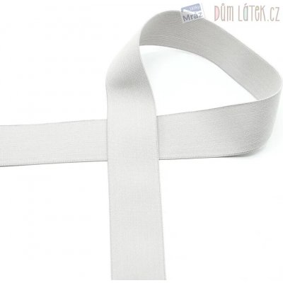 Pruženka světle šedá/béžová, šíře 40 mm – Zboží Dáma