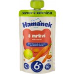 Hamánek kapsička Jablko s mrkví 100 g – Sleviste.cz