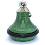 Přívěsek na klíče Dřevěná hotelová KH G7 zelná buk stříbrná koncovka – Zboží Dáma