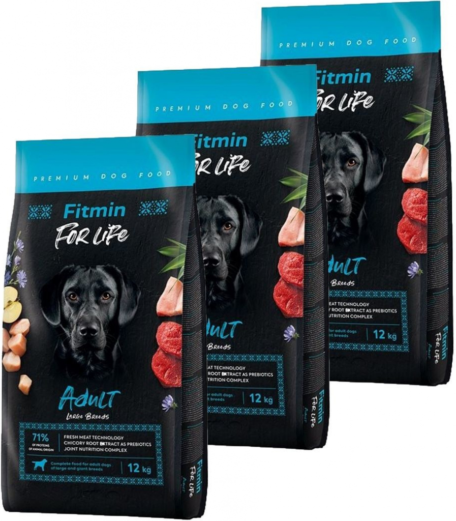 FITMIN For Life Adult Large Breed 2 x 12 kg