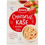 Emco Ovesná kaše s jahodami 5 x 55 g – Zbozi.Blesk.cz