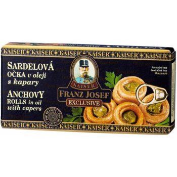 Kaiser Franz Josef Exclusive Sardelová očka v oleji s kapary 45g