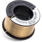 Hobby dráty manumi Mosazný drát 0,6/50g – Zboží Mobilmania