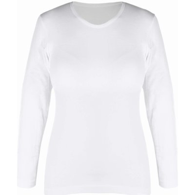 Milana dámské funkční triko zateplené dlouhý rukáv JMK010 bílá – Zboží Mobilmania