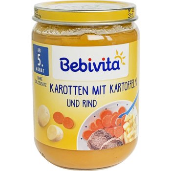 Bevita Bio karotka s bramborem a hovězím masem 190 g