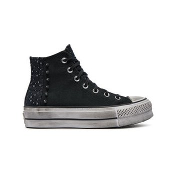 Converse plátěnky Chuck Taylor All Star Lift Platform Chrome A06450C černá