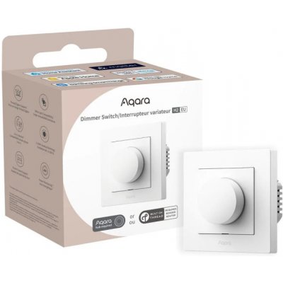 AQARA Dimmer Switch H2 EU (KD-R01D), Bílý Zigbee a Thread otočný stmívač AQARA-KD-R01D – Zboží Mobilmania