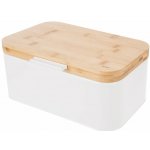ORION Chlebovka plech/bambus 30x19,5x14,5 cm WHITELINE