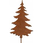 Clayre & Eef Rustikální rezavý zápich stromek Christmas Tree Rust M - 11*1*50 cm – Hledejceny.cz